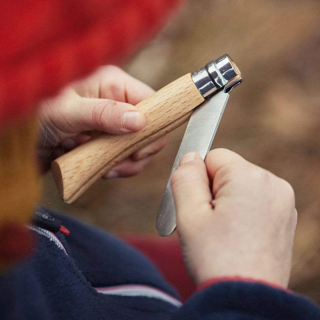 My First Opinel Knife + Recycled Sheath Kit Boston General Store