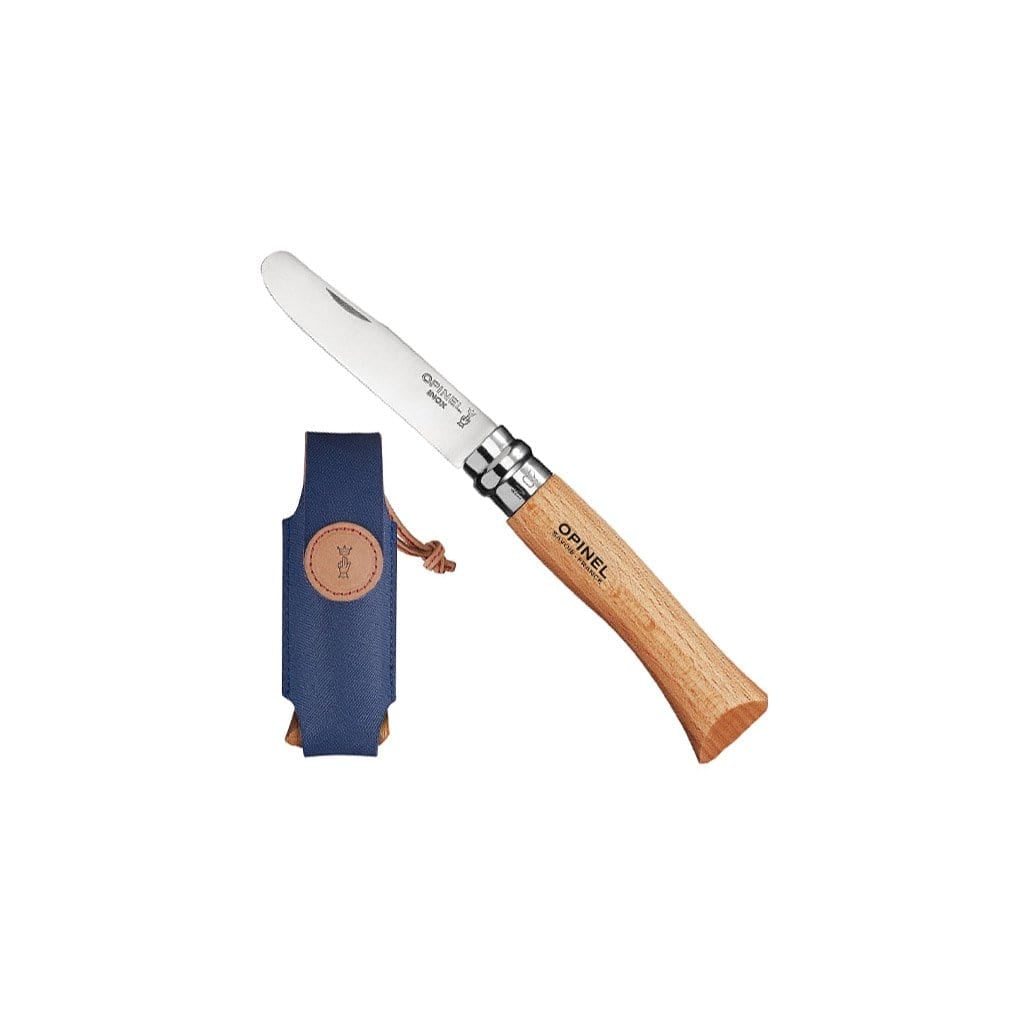 My First Opinel Knife + Recycled Sheath Kit Boston General Store