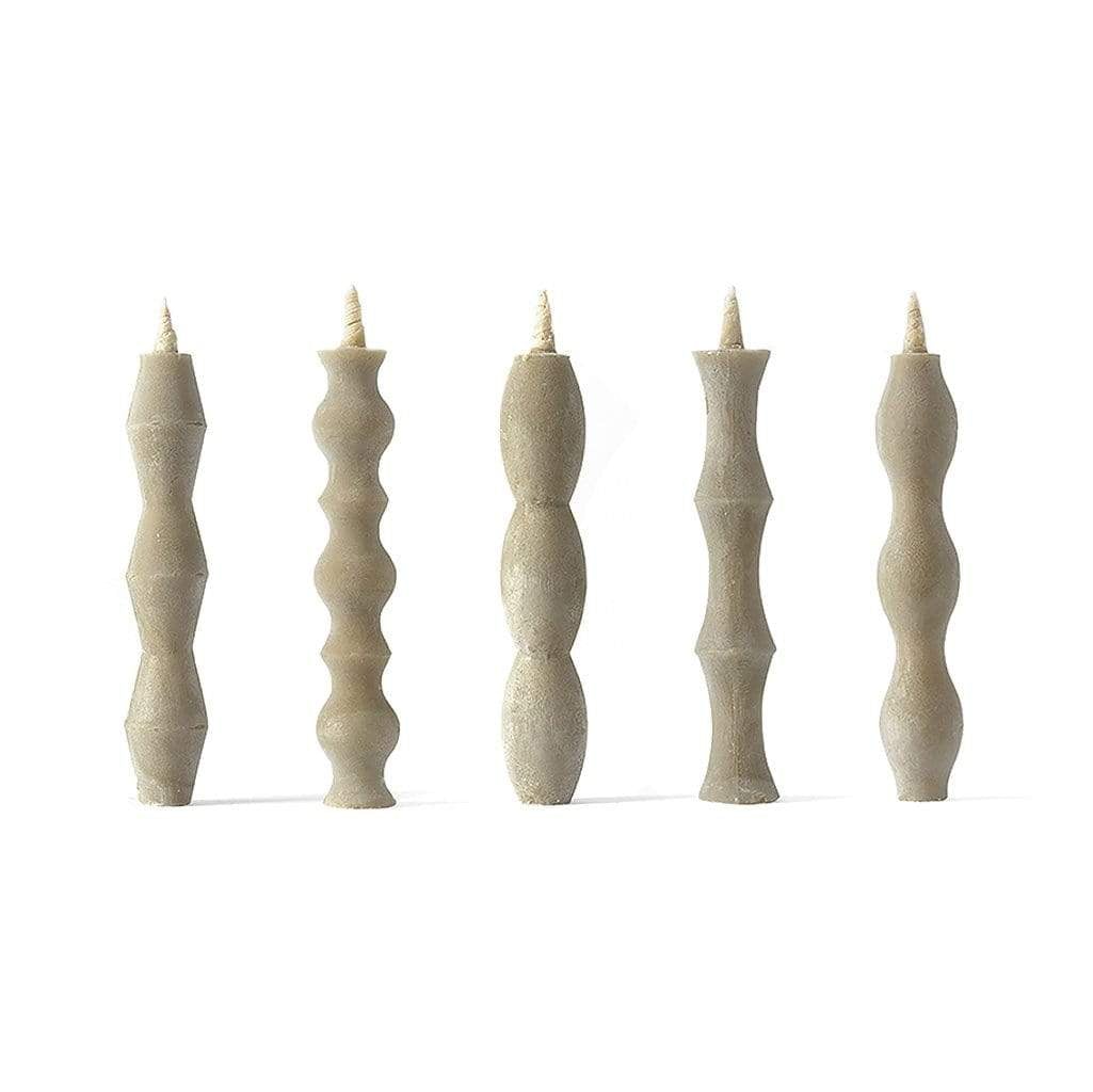 NANAO Sumac Wax Candles Set of 5   at Boston General Store