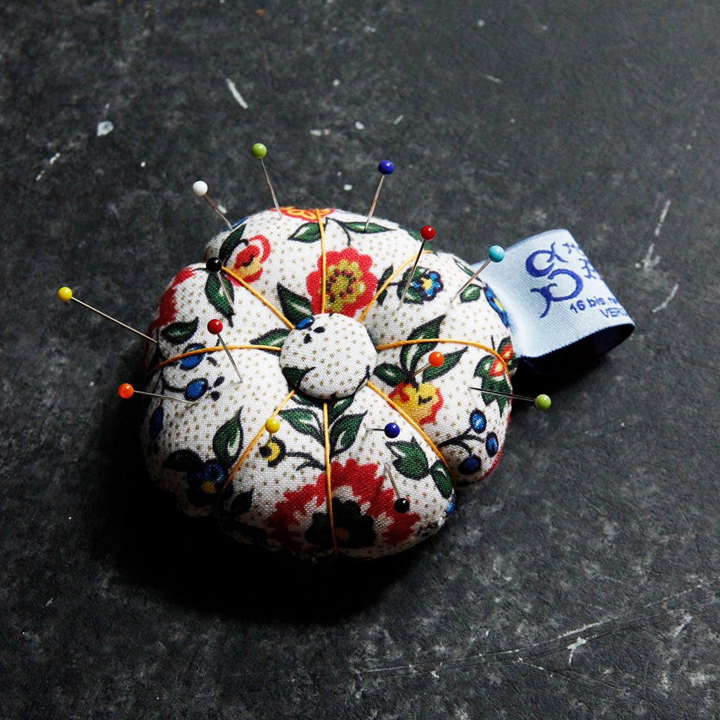 Napoleon's Indienne Fabric Pin Cushion by Sajou | Boston General Store
