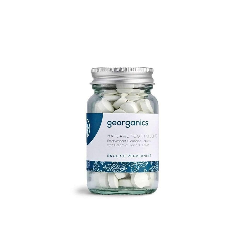 Natural Toothpaste Tablets English Peppermint   at Boston General Store