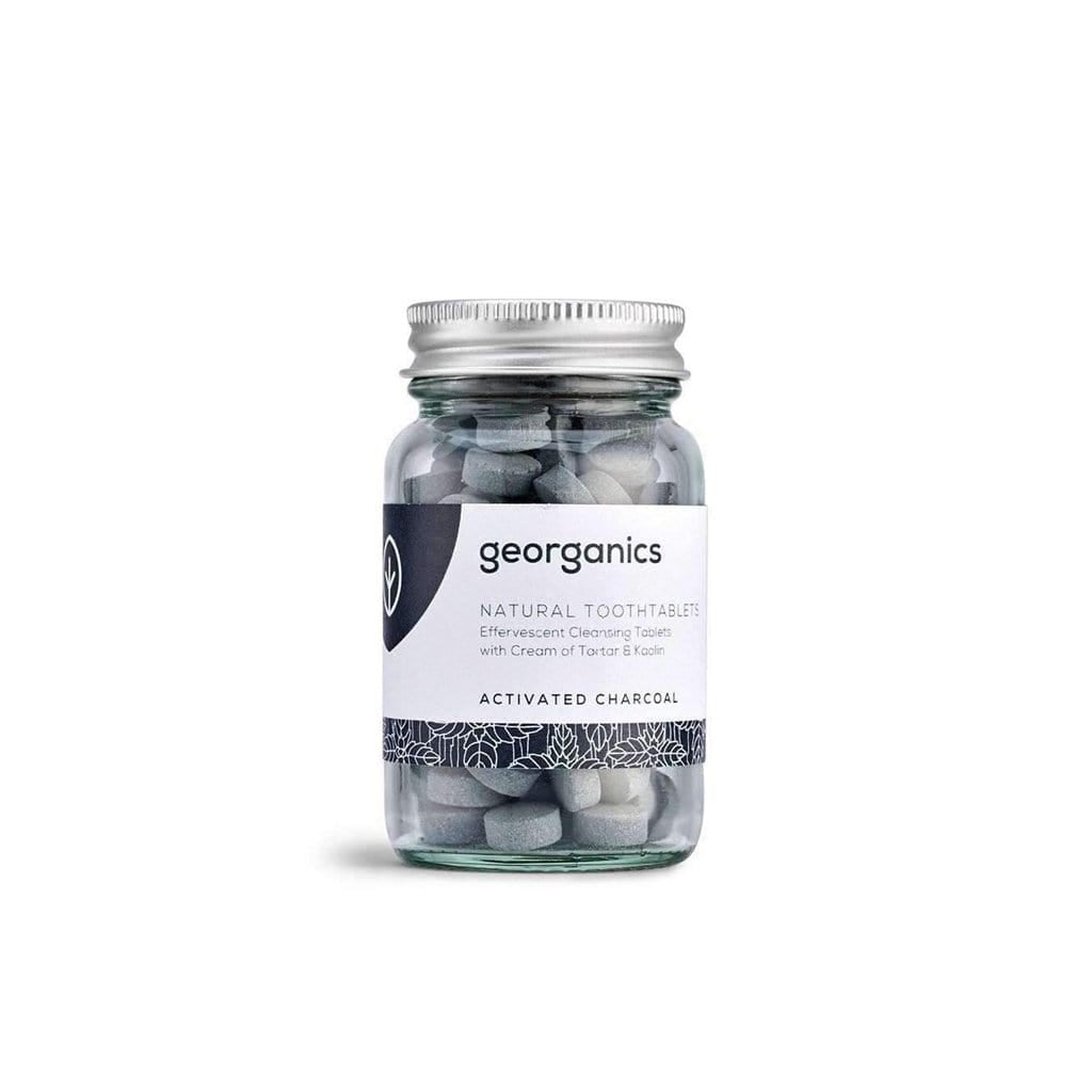 Natural Toothpaste Tablets Activated Charcoal   at Boston General Store