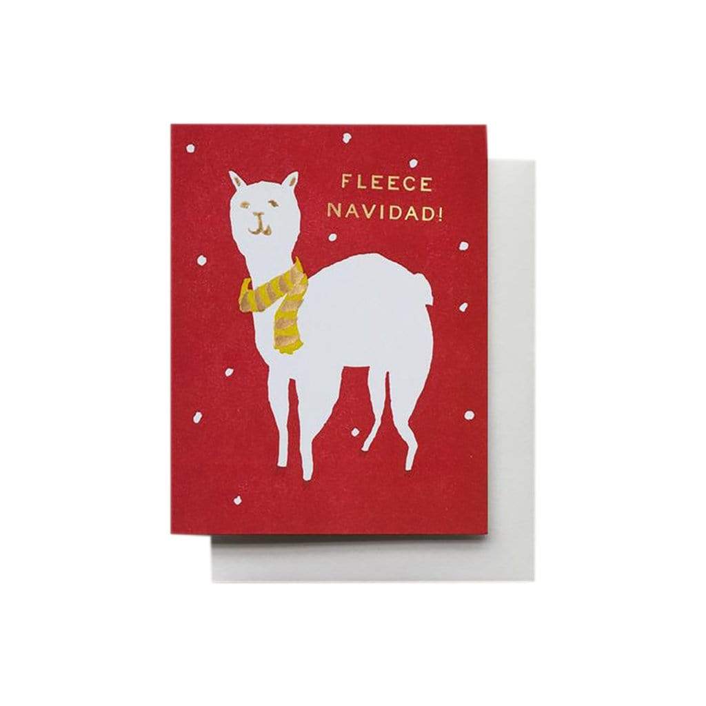 Navidad Alpaca Holiday Card    at Boston General Store