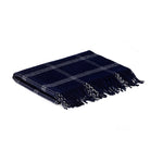 Navy Windowpane Merino Lambswool Blanket Scarf Boston General Store