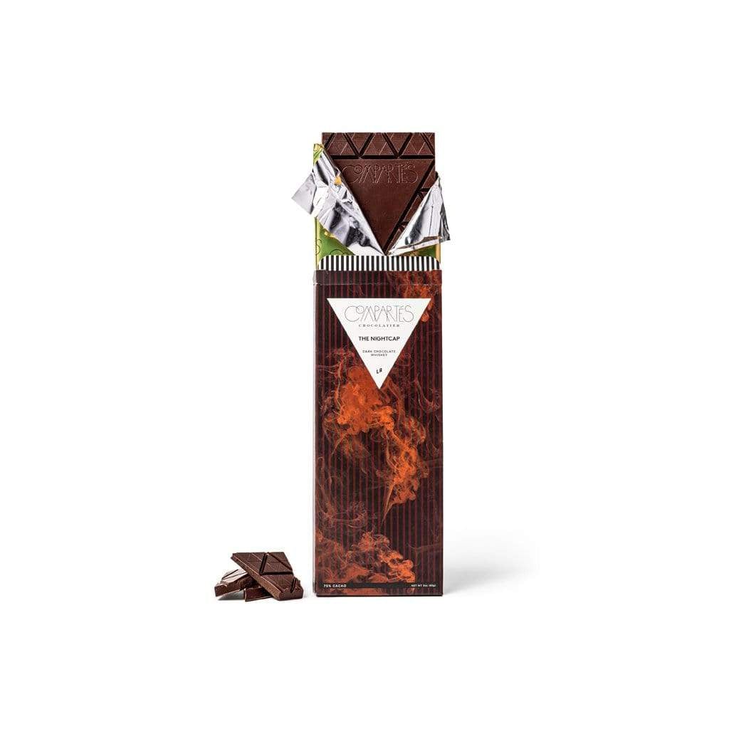 Nightcap Whiskey Dark Chocolate Bar Boston General Store