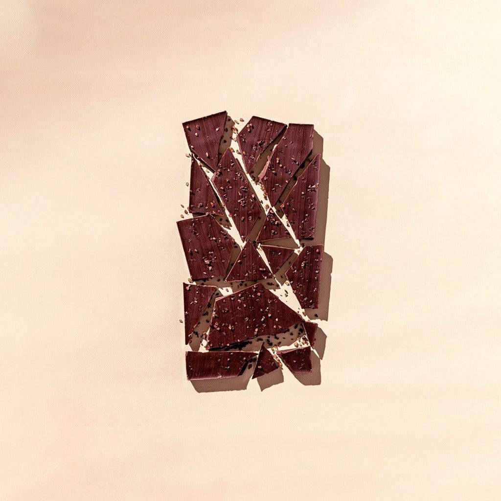 Old Hollywood Smoked Salt Dark Chocolate Bar Boston General Store