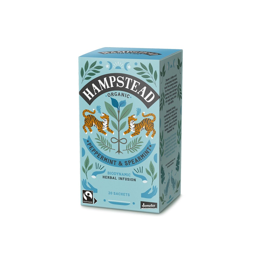 Organic Peppermint and Spearmint Tea by Hampstead Tea