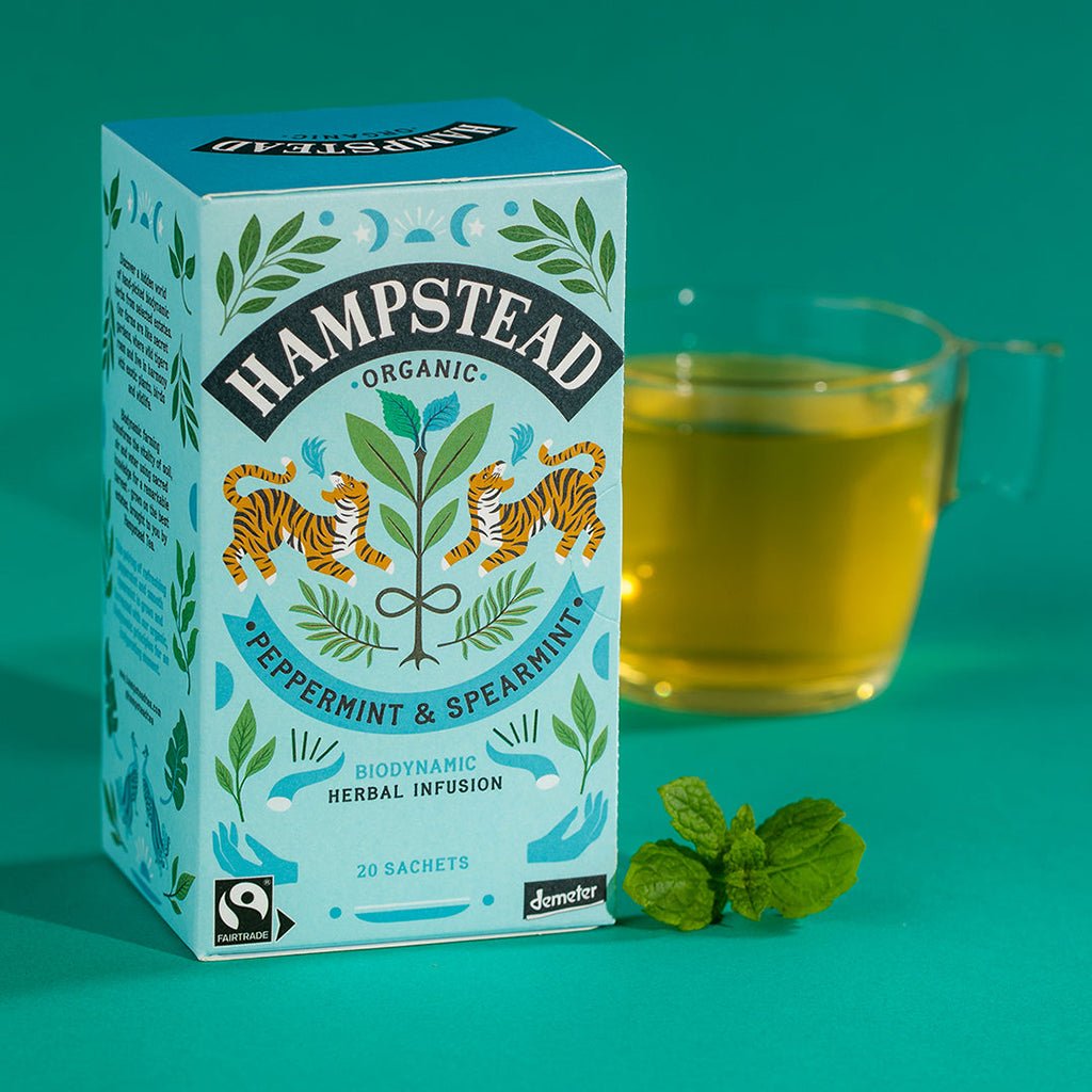 Organic Peppermint and Spearmint Tea by Hampstead Tea