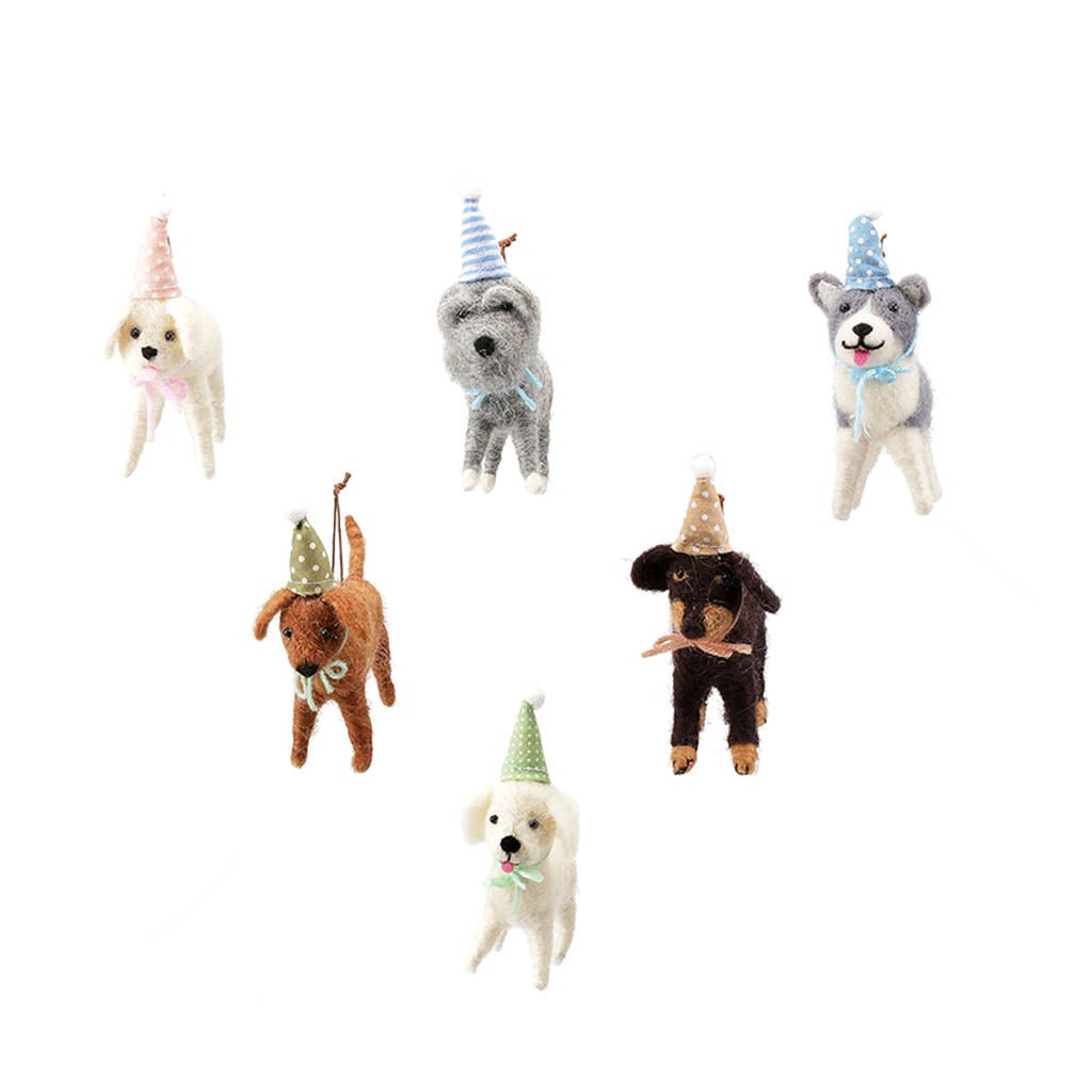 Party Dog Holiday Ornament    at Boston General Store