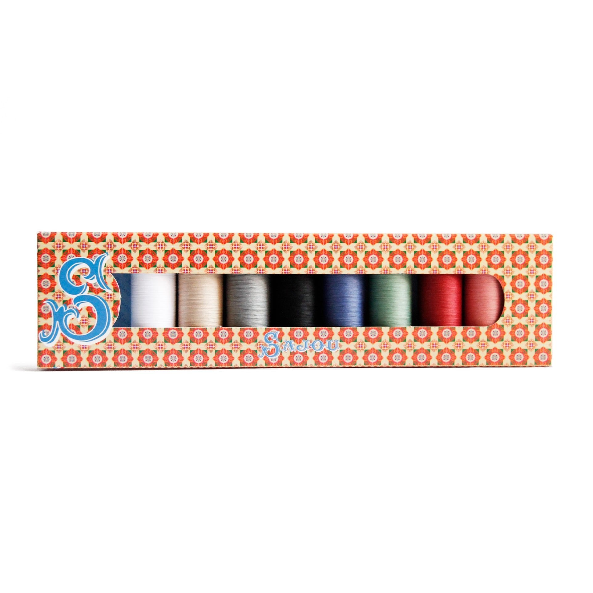 Patchwork Thread Gift Box, 8 spools    at Boston General Store