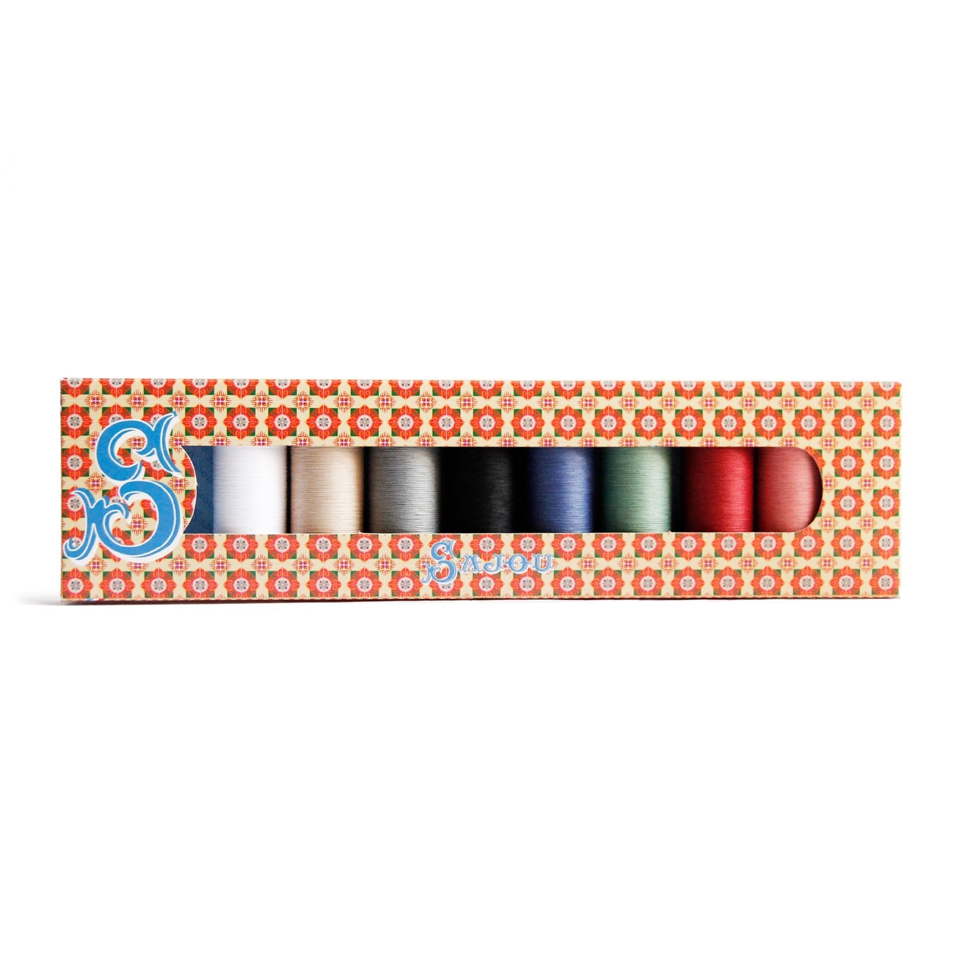 Patchwork Thread Gift Box, 8 spools Boston General Store