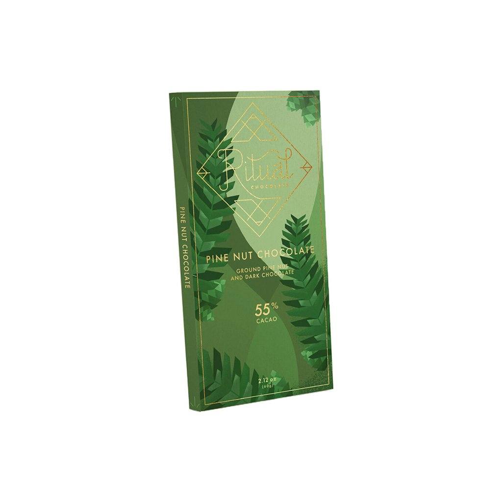 Pine Nut 55% Dark Chocolate    at Boston General Store