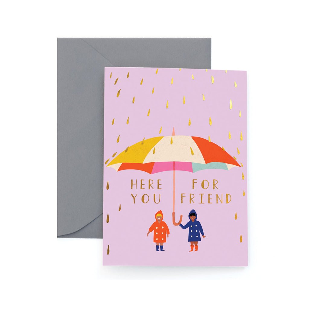 Raindrops Sympathy Card    at Boston General Store