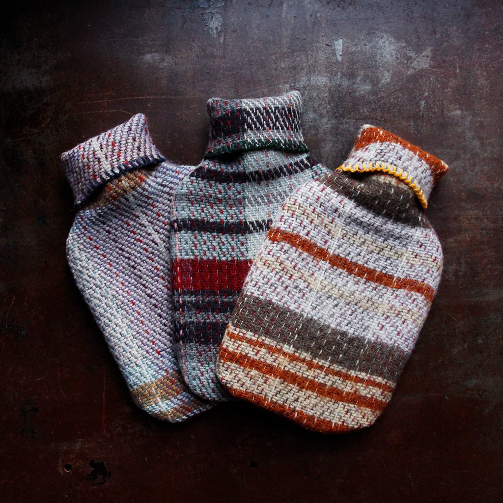 Recycled Wool Hot Water Bottle by Tweedmill