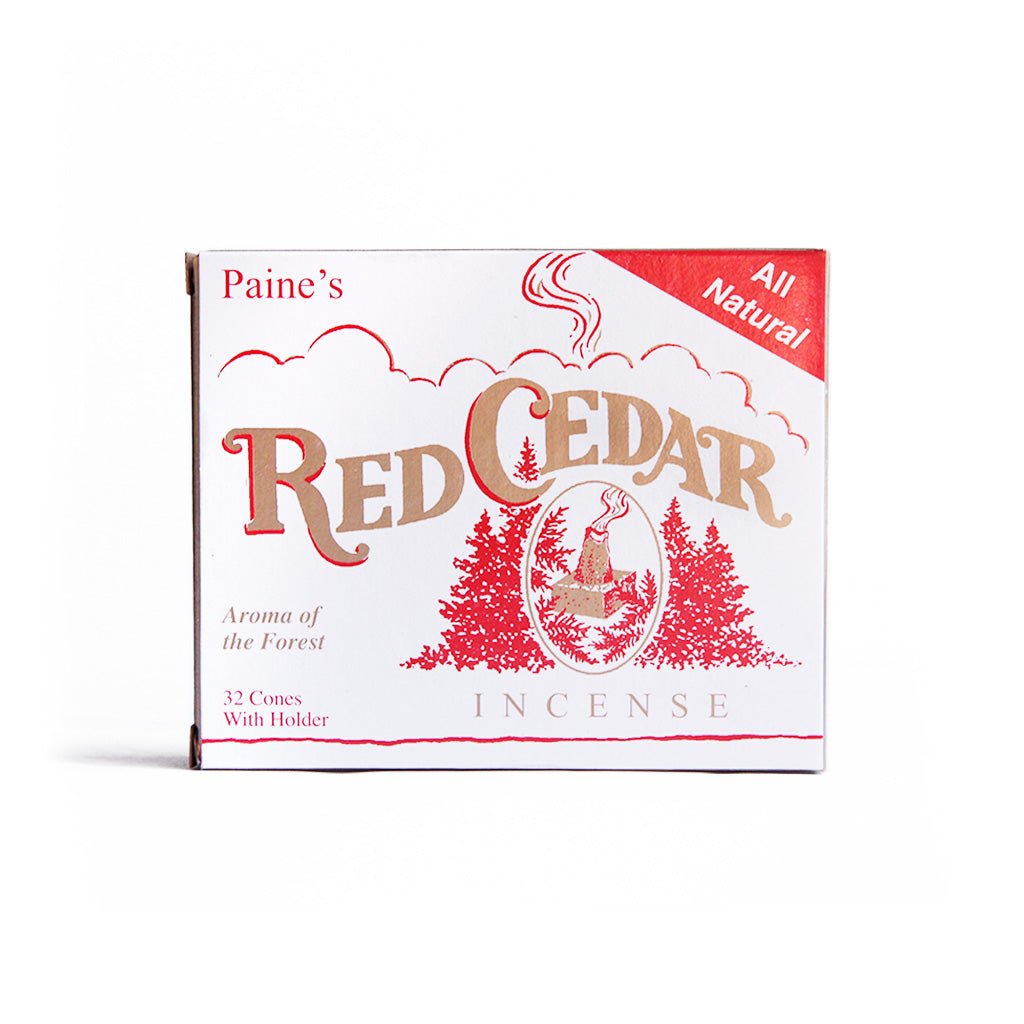 Red Cedar Cone Incense Regular Box   at Boston General Store