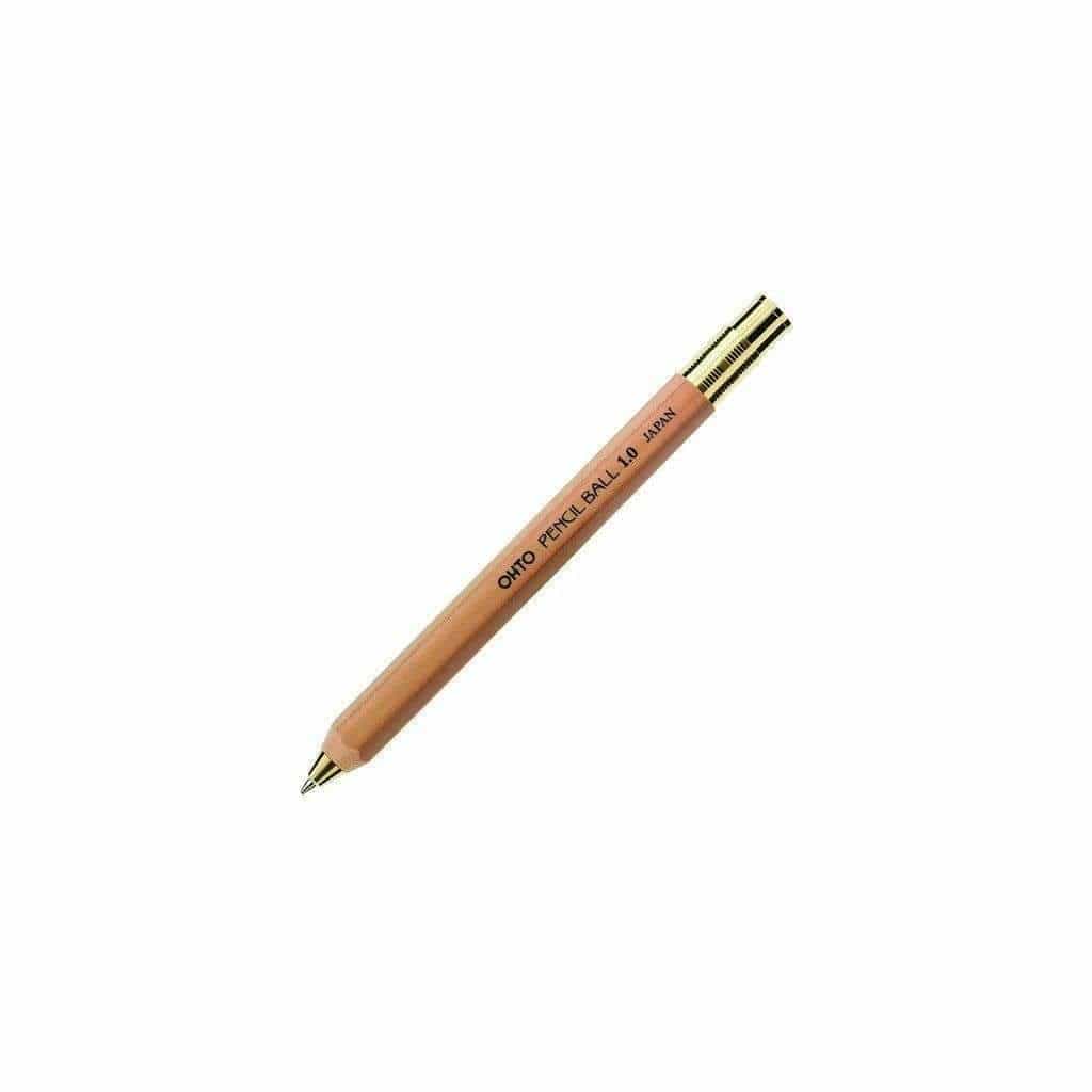 Refillable Pencil Ball Pen 1.0 Natural   at Boston General Store