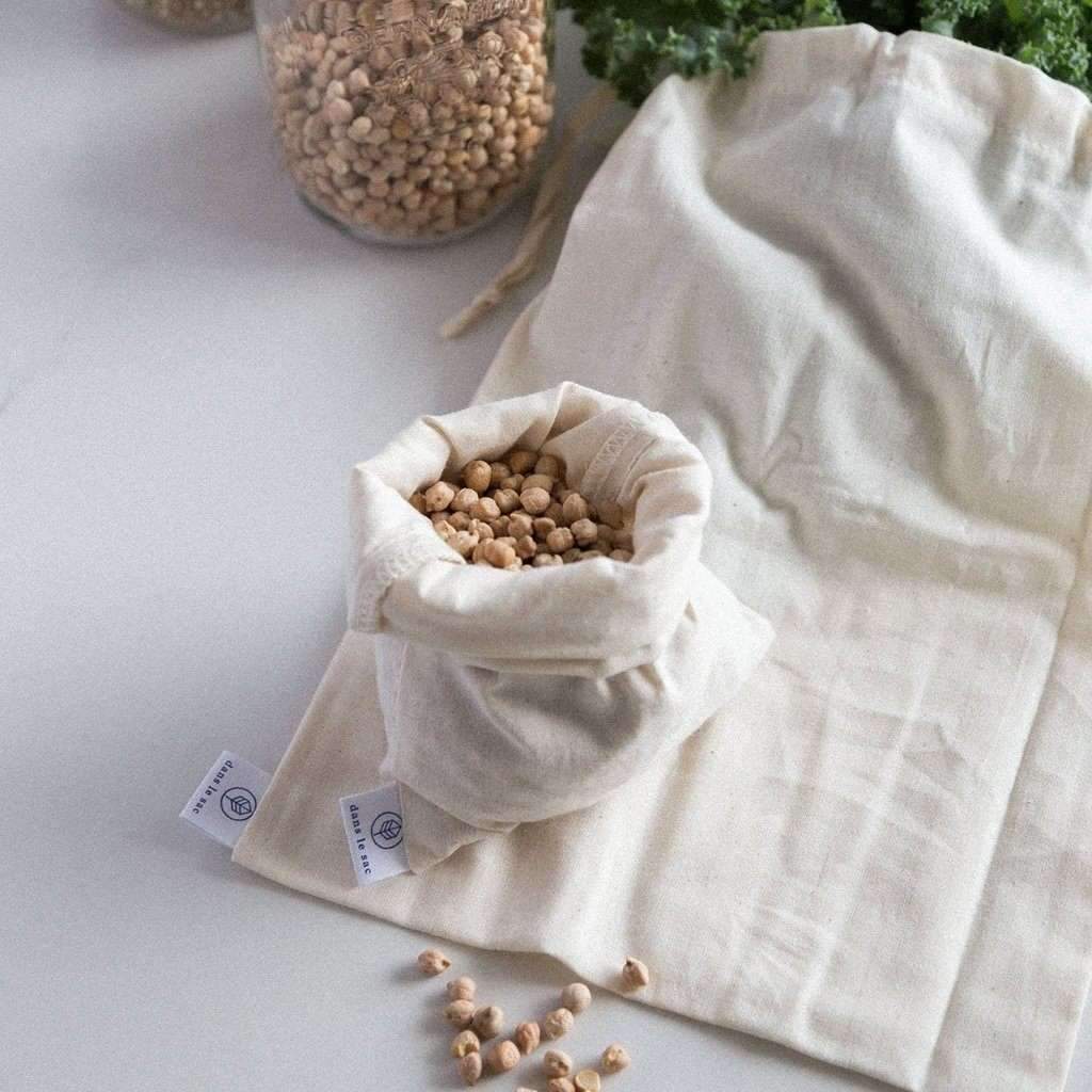 Reusable Bulk Bags, Set of 5    at Boston General Store