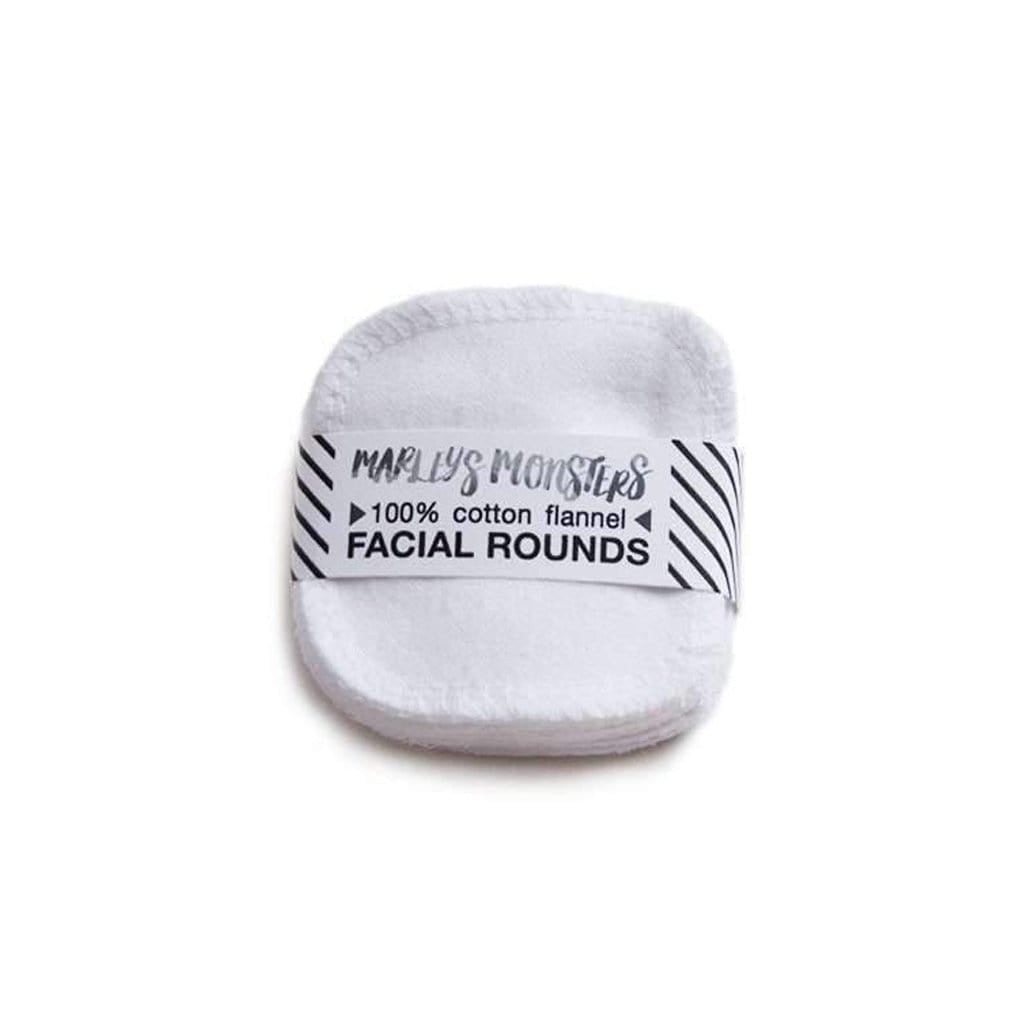Reusable Facial Rounds, Pack of 20 White   at Boston General Store