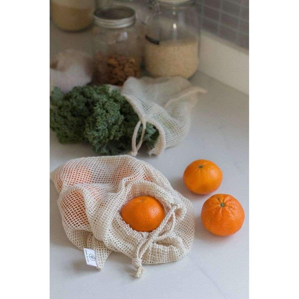 Reusable Mesh Produce Bag, Set of 3    at Boston General Store