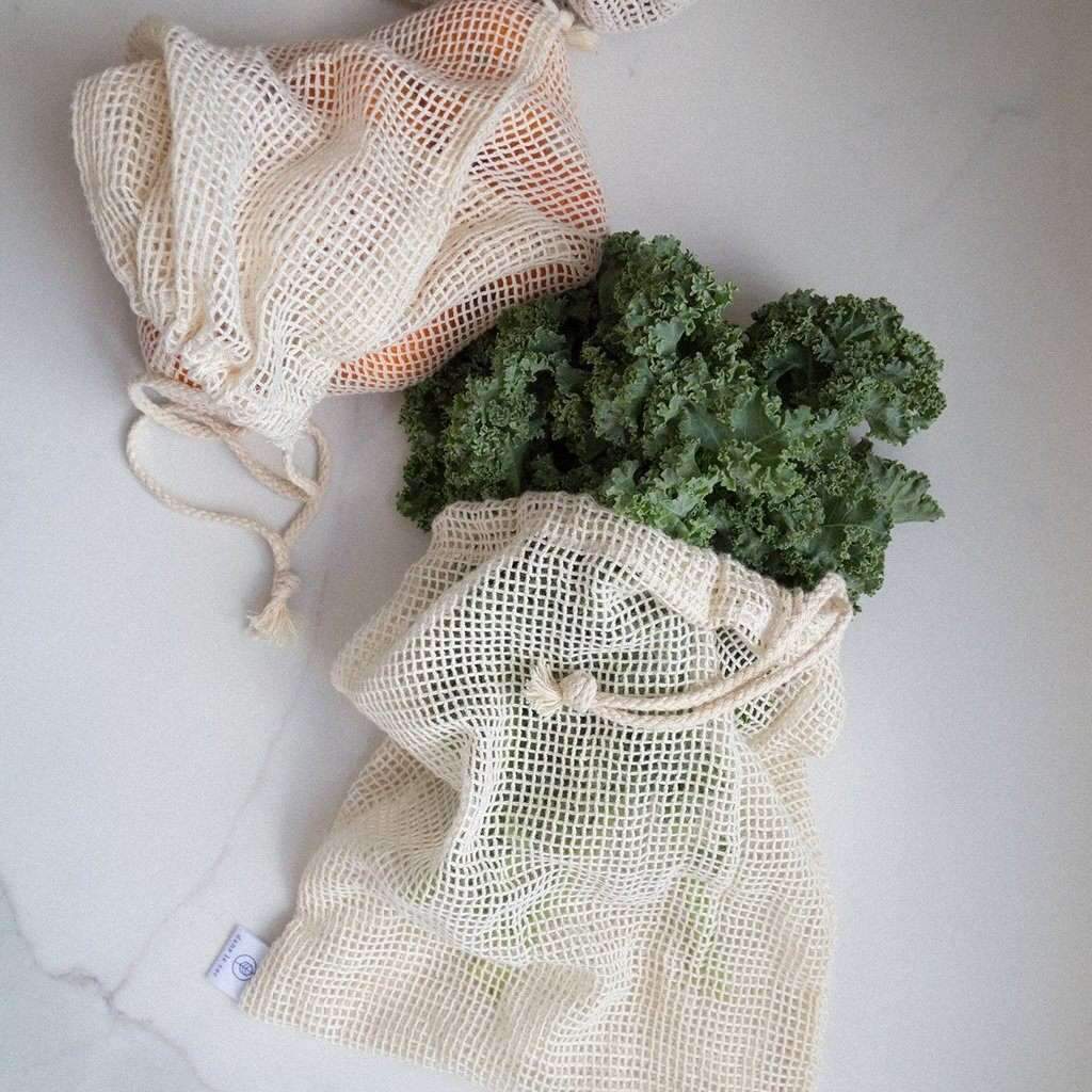 Reusable Mesh Produce Bag, Set of 3    at Boston General Store