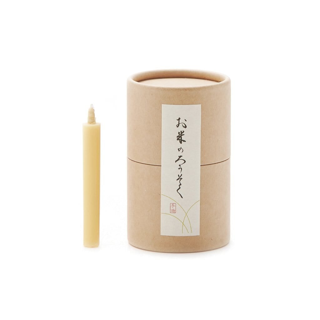 Rice Wax Candle Gift Box Boston General Store