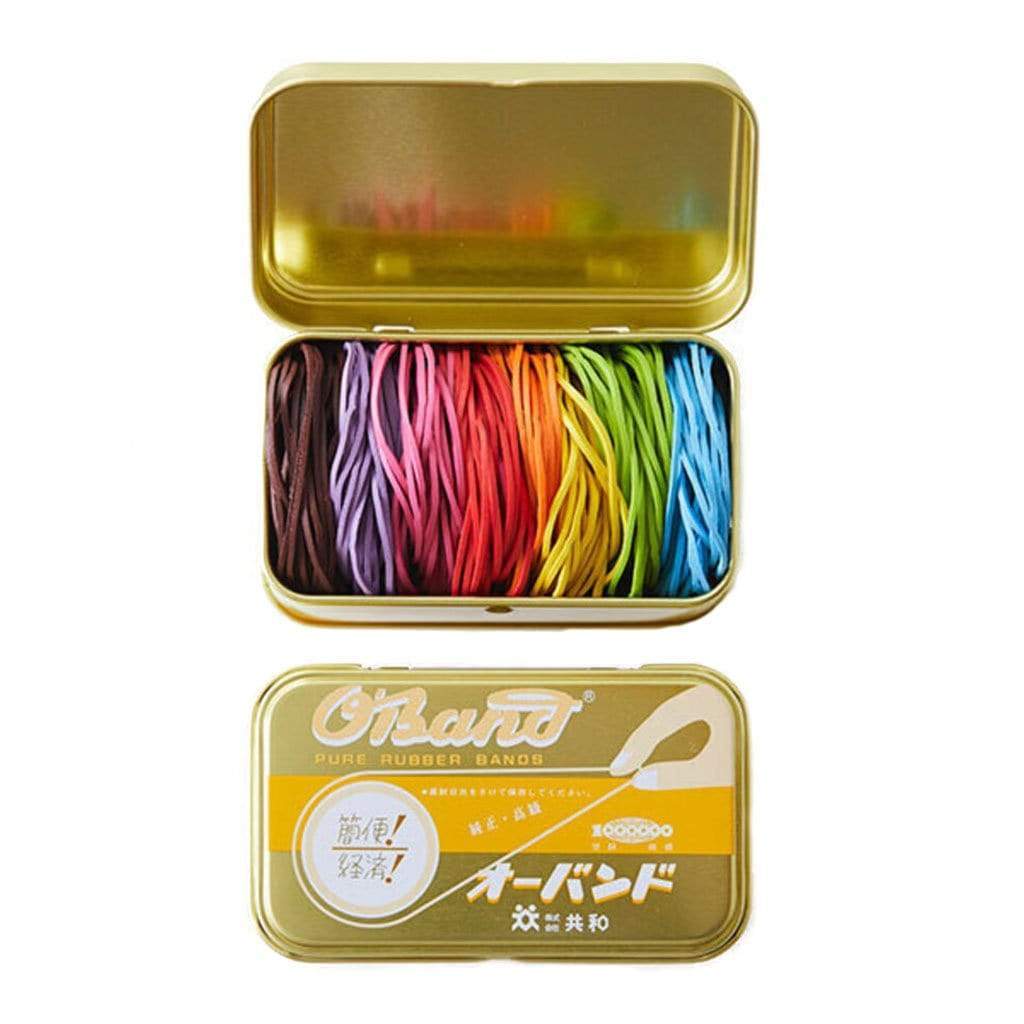 Rubber Band Tin Multi-Color   at Boston General Store