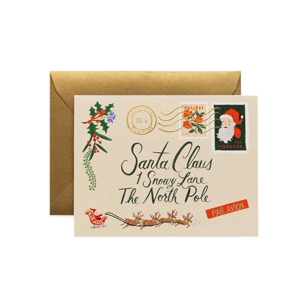 Santa Letter Card    at Boston General Store
