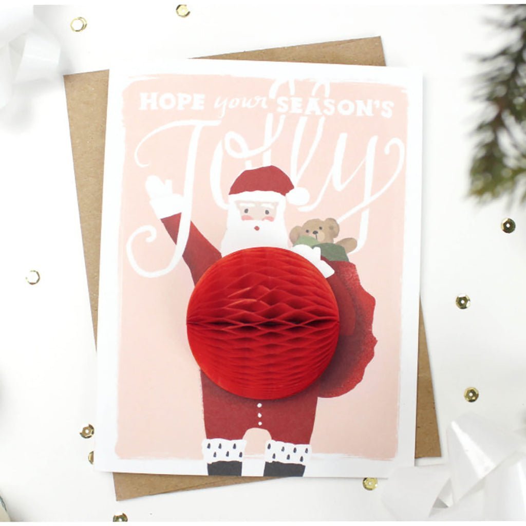 Santa Pop - Up Holiday Card Boston General Store