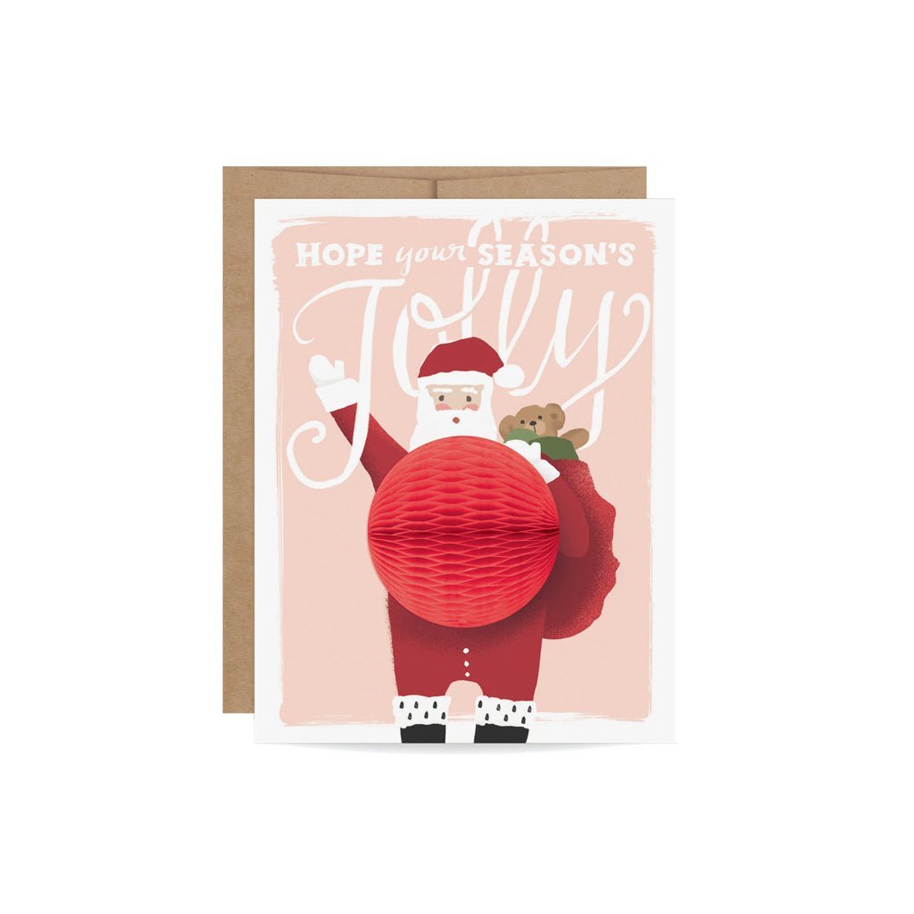 Santa Pop - Up Holiday Card Boston General Store