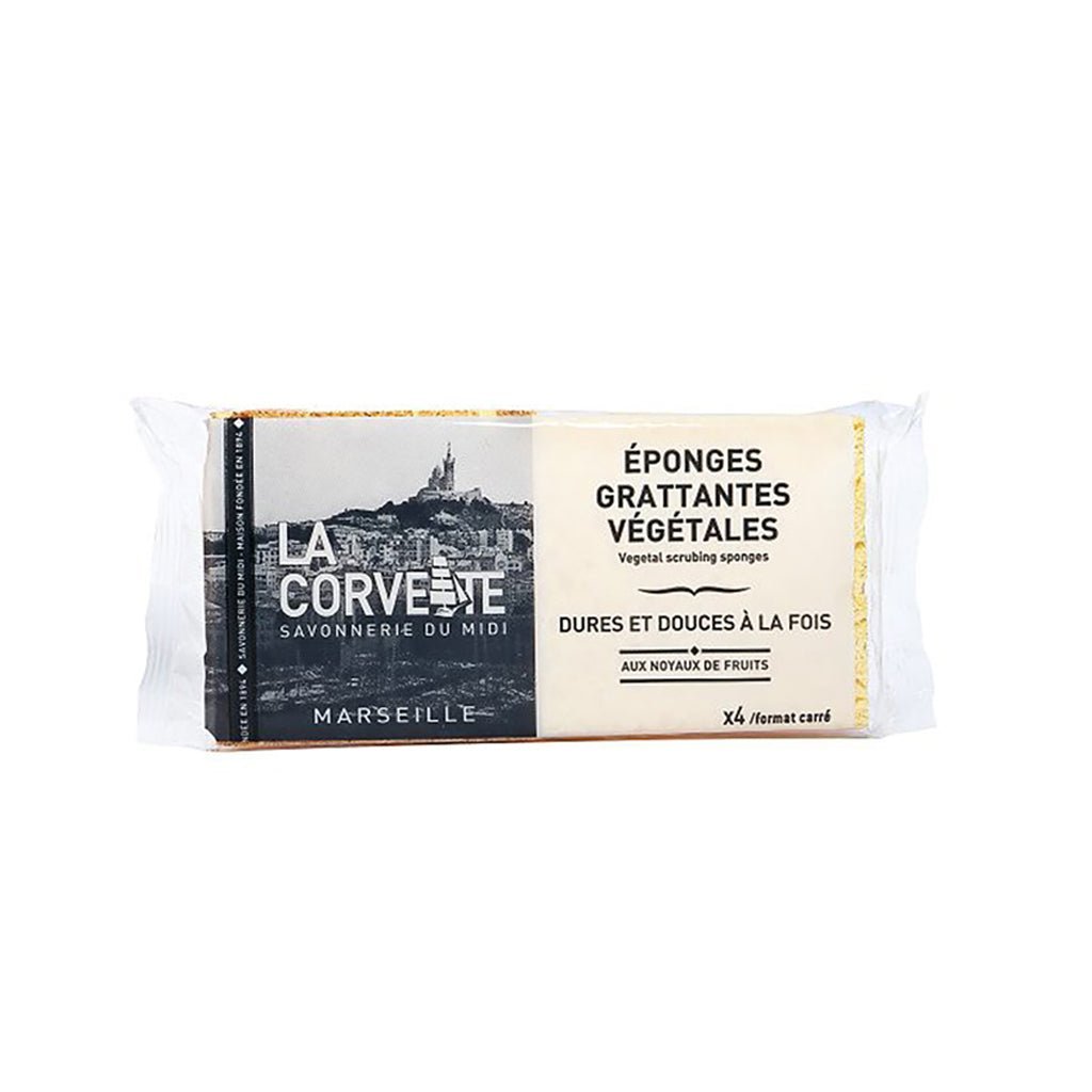 Set of 4 Sponges with Apricot Kernel Boston General Store