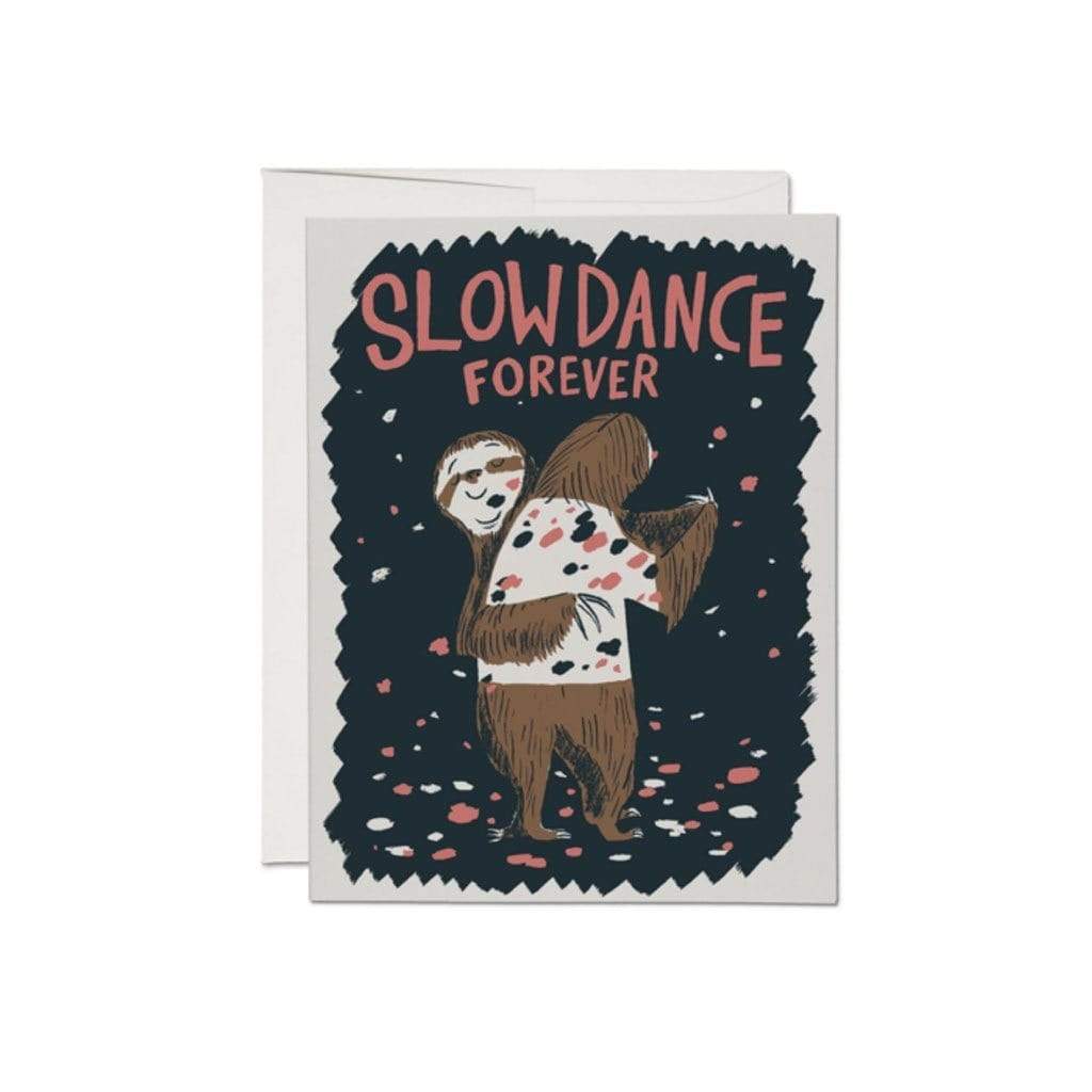 Slow Dance Sloths Love Card    at Boston General Store