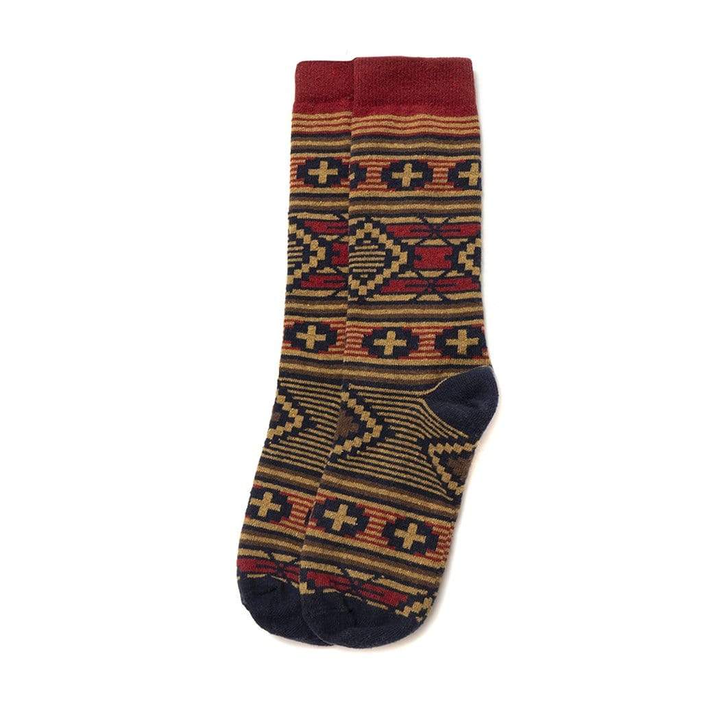 Southwest Diamond Sock Rust   at Boston General Store