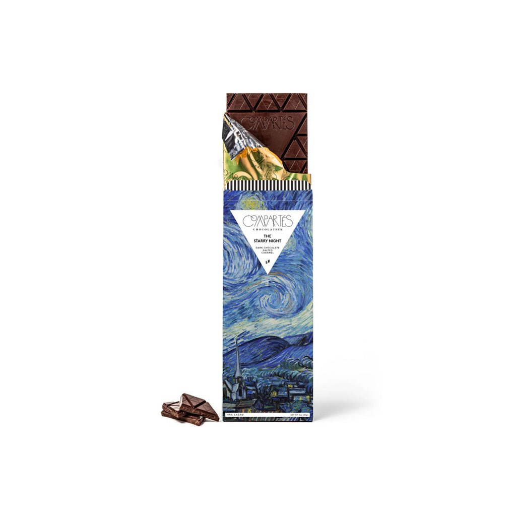 Starry Night Van Gogh Salted Caramel Dark Chocolate    at Boston General Store