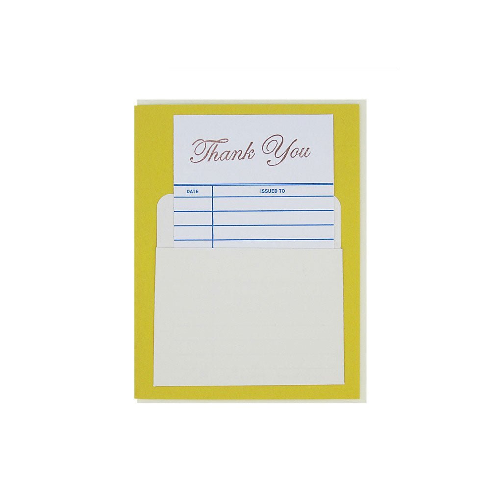 Thank You Library Card Boston General Store