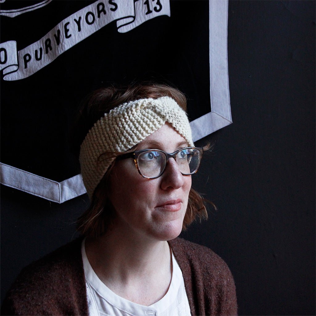 The Knit Kit- Beginner&#39;s Headwrap    at Boston General Store