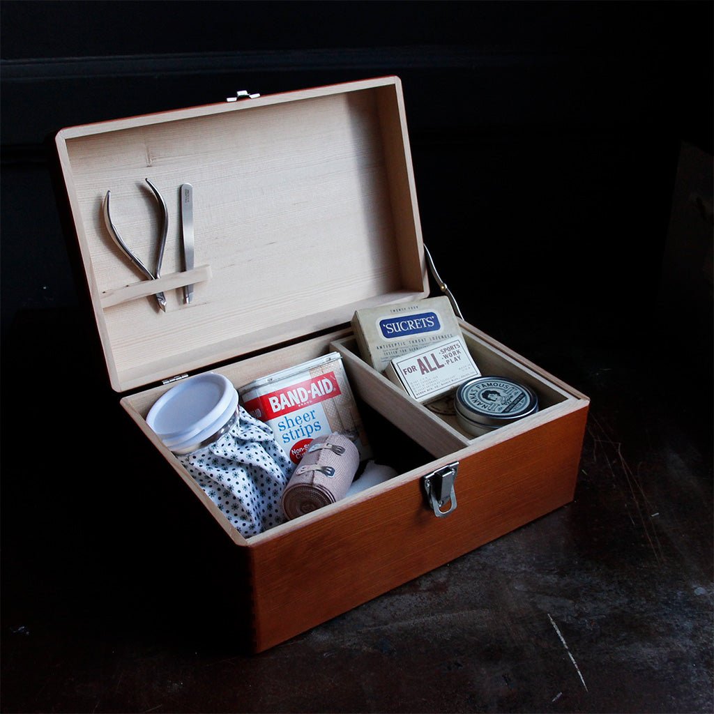 Toga Wood First Aid Box    at Boston General Store