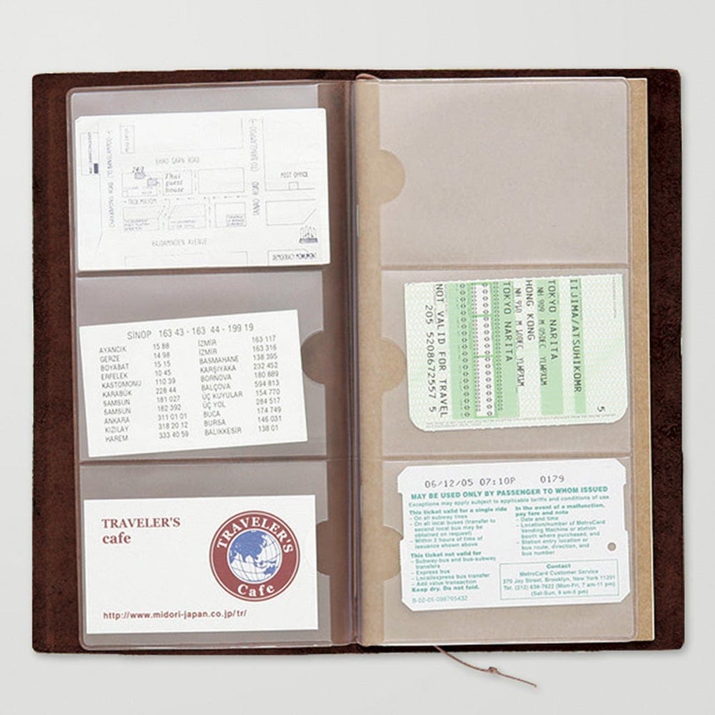 Traveler's Notebook Card Insert