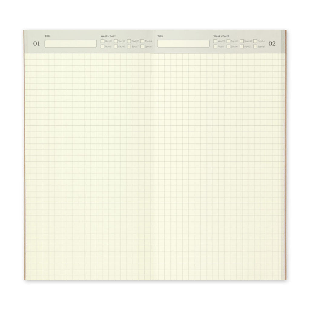 Traveler's Notebook Refill Daily Diary - 005 Boston General Store