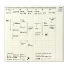 Traveler's Notebook Refill Diary Weekly - 018 Boston General Store