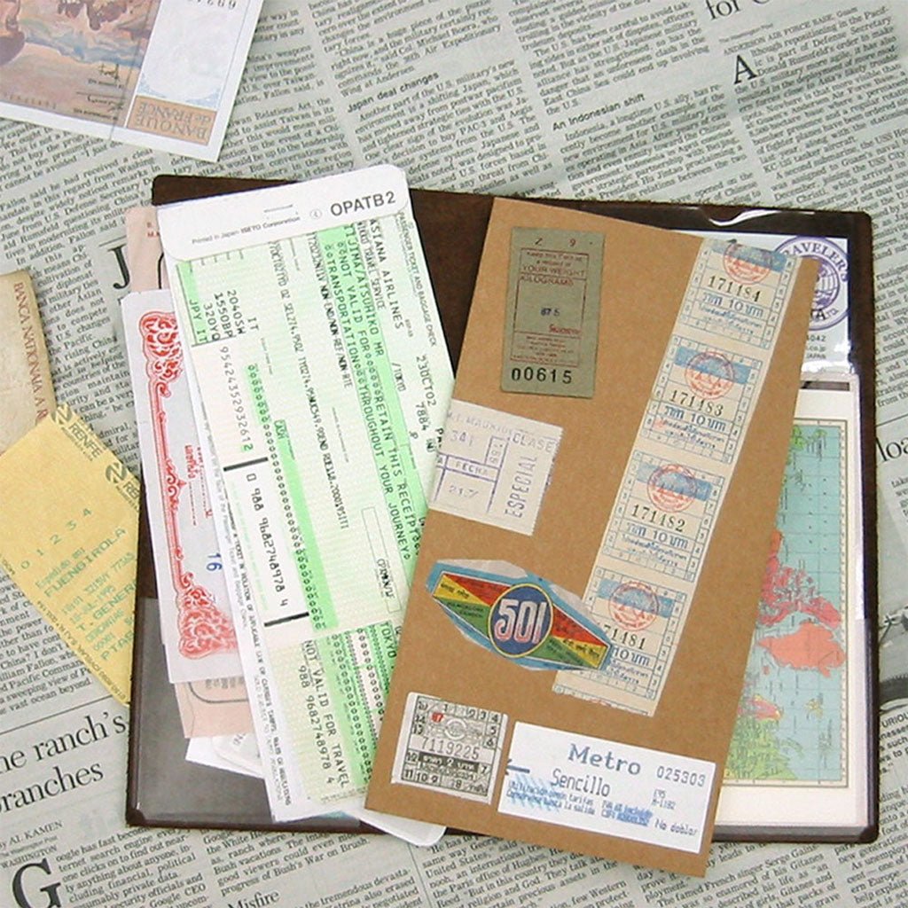 Traveler&#39;s Notebook Refill Pocket Stickers - 004 Boston General Store