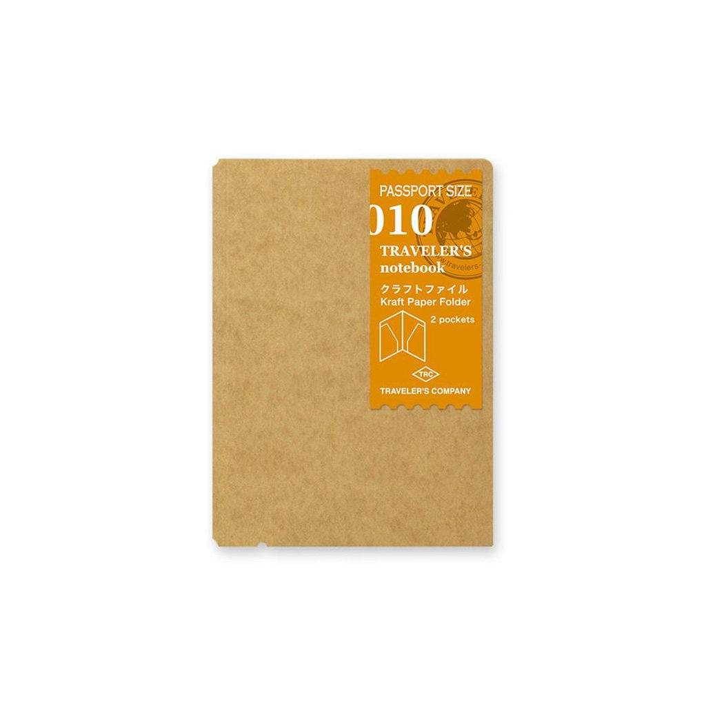 Traveler&#39;s Passport Notebook Kraft Folder - 010    at Boston General Store