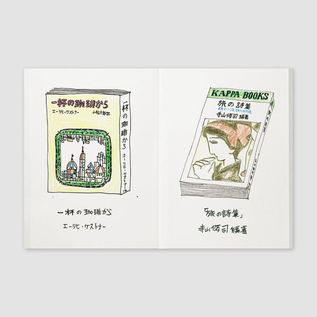 Traveler&#39;s Passport Notebook Refill Sketch Paper - P008 Boston General Store