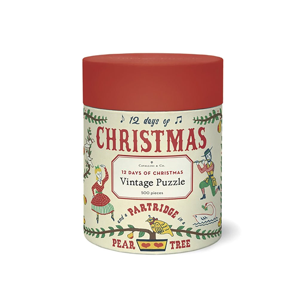 Twelve Days of Christmas Vintage Puzzle    at Boston General Store
