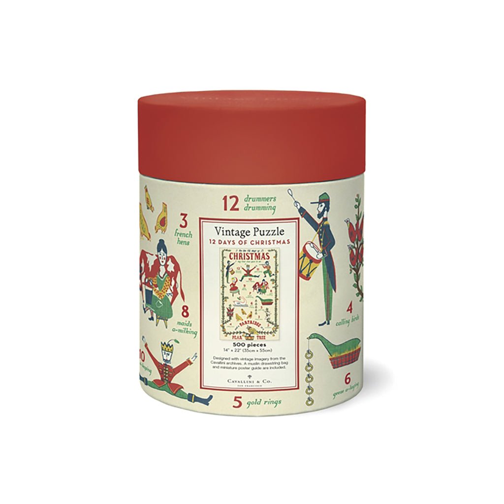 Twelve Days of Christmas Vintage Puzzle    at Boston General Store