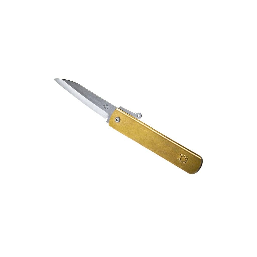 Urban Husky Folding Knife Brass   at Boston General Store