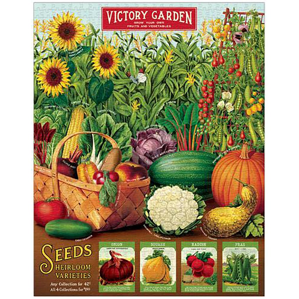Vintage Themed Puzzles Victory Garden   at Boston General Store
