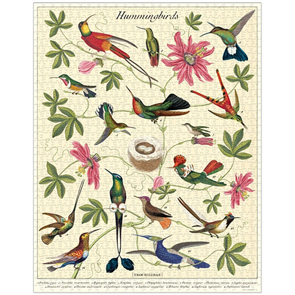 Vintage Themed Puzzles Hummingbirds   at Boston General Store