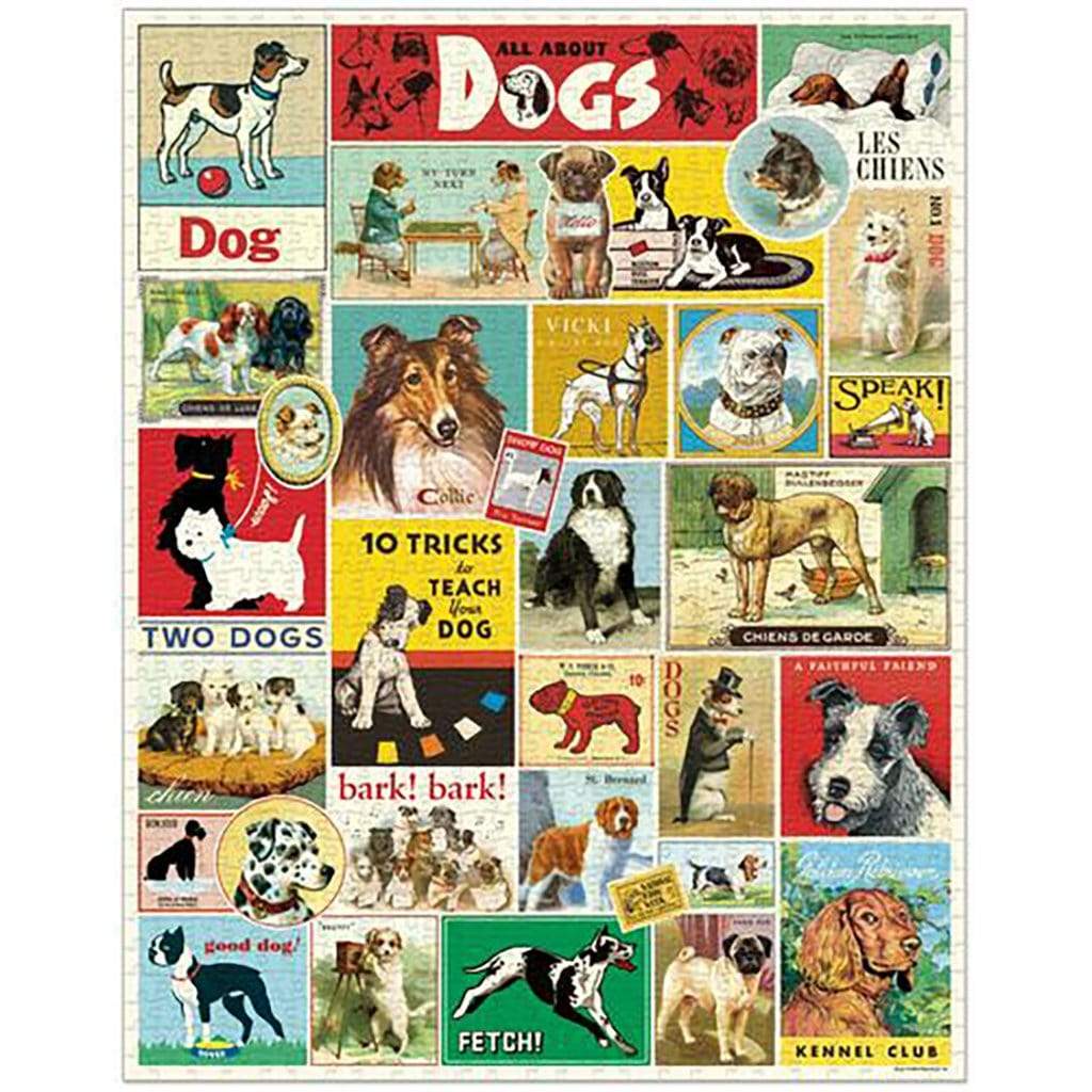 Vintage Themed Puzzles Dogs   at Boston General Store