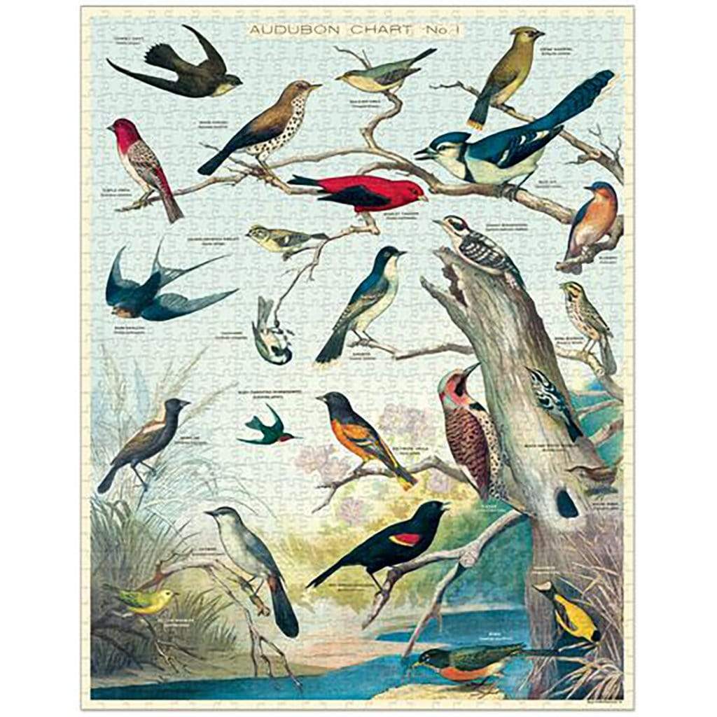 Vintage Themed Puzzles Birds   at Boston General Store
