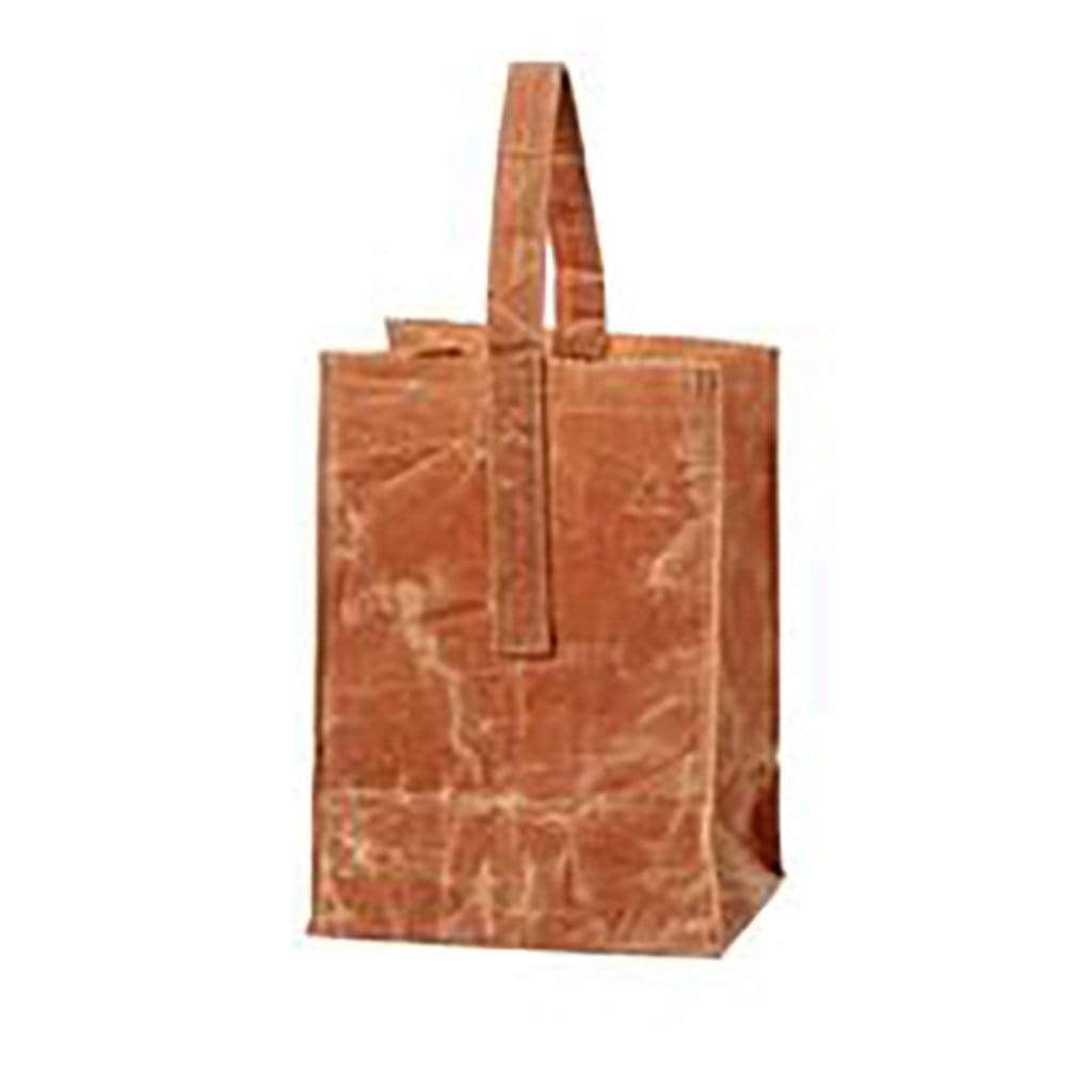 Waxed Cotton Grocery Bag with Handle Small   at Boston General Store